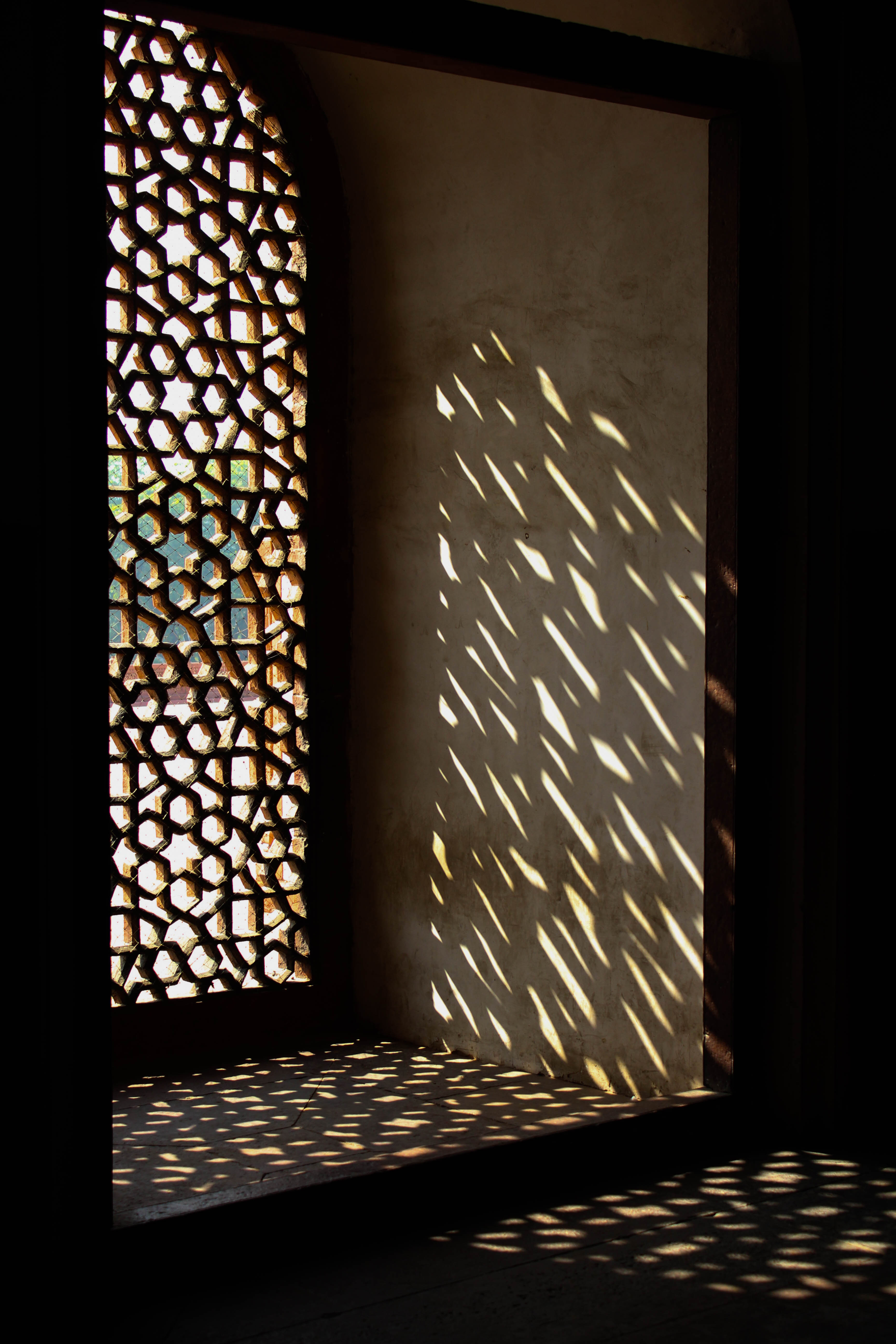 India, Mogul palace window screen