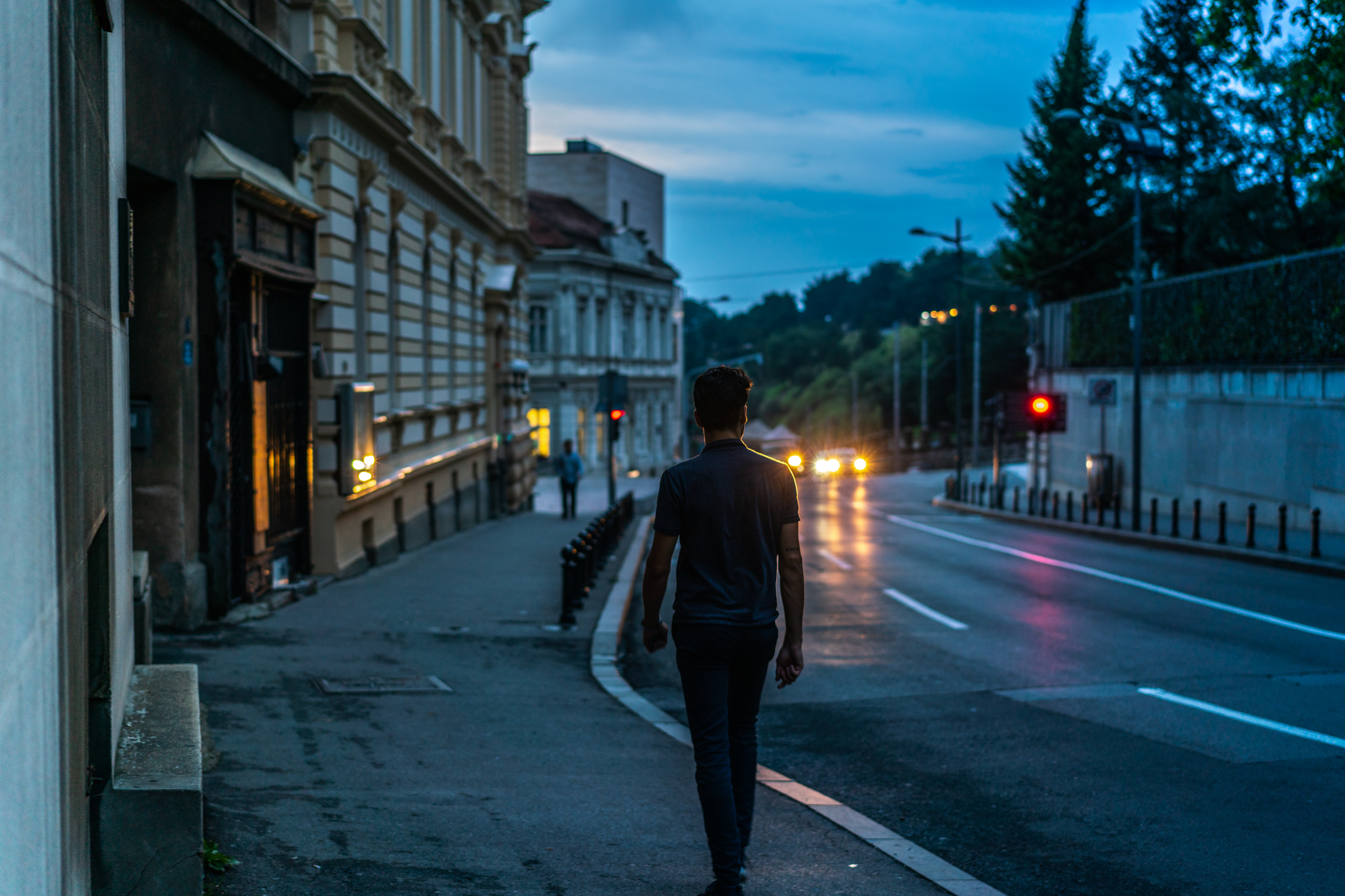 Belgrade Street at Dusk