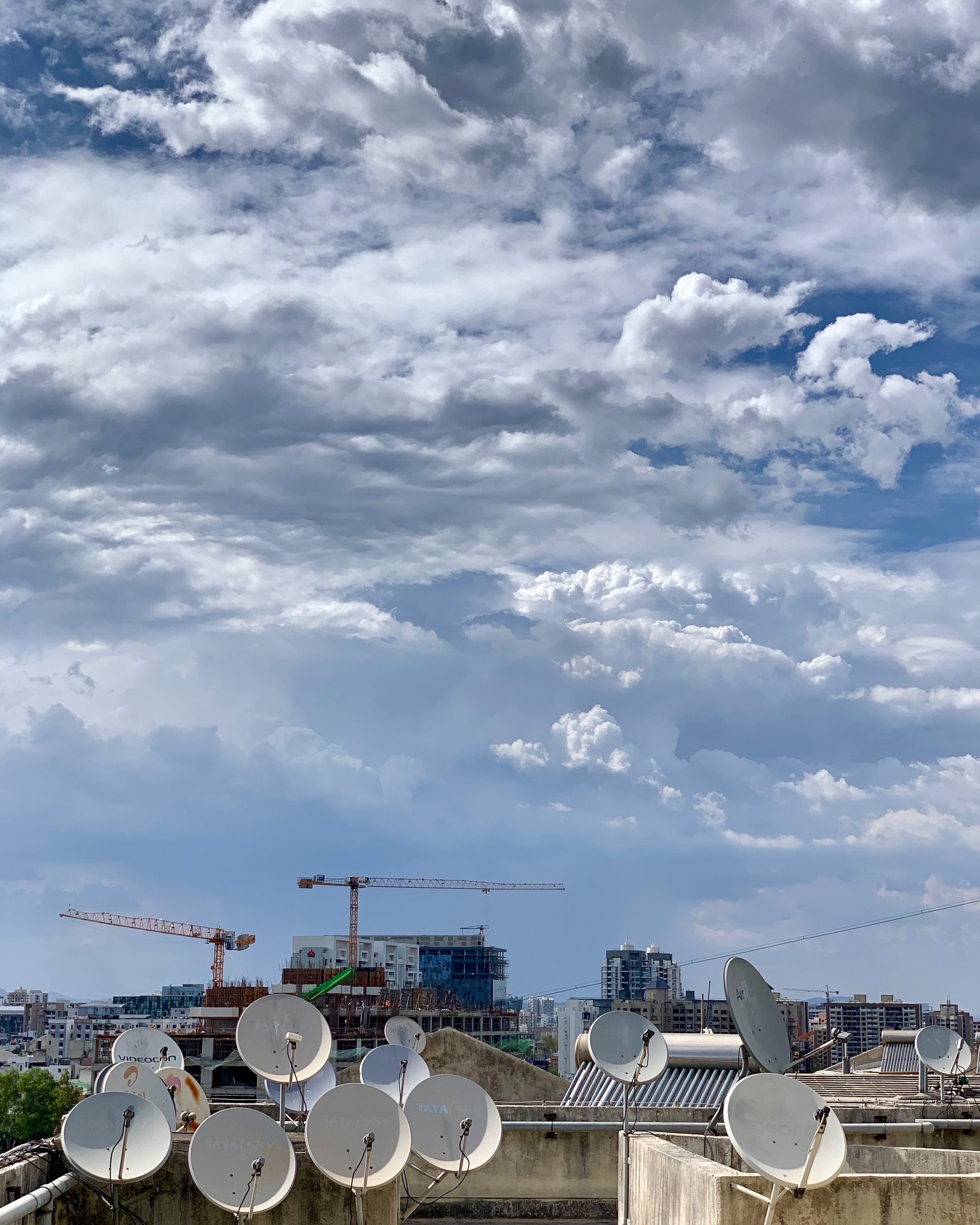 Tuning into the weather update .. Cloudy with a chance of ... (shot on iPhone XS)