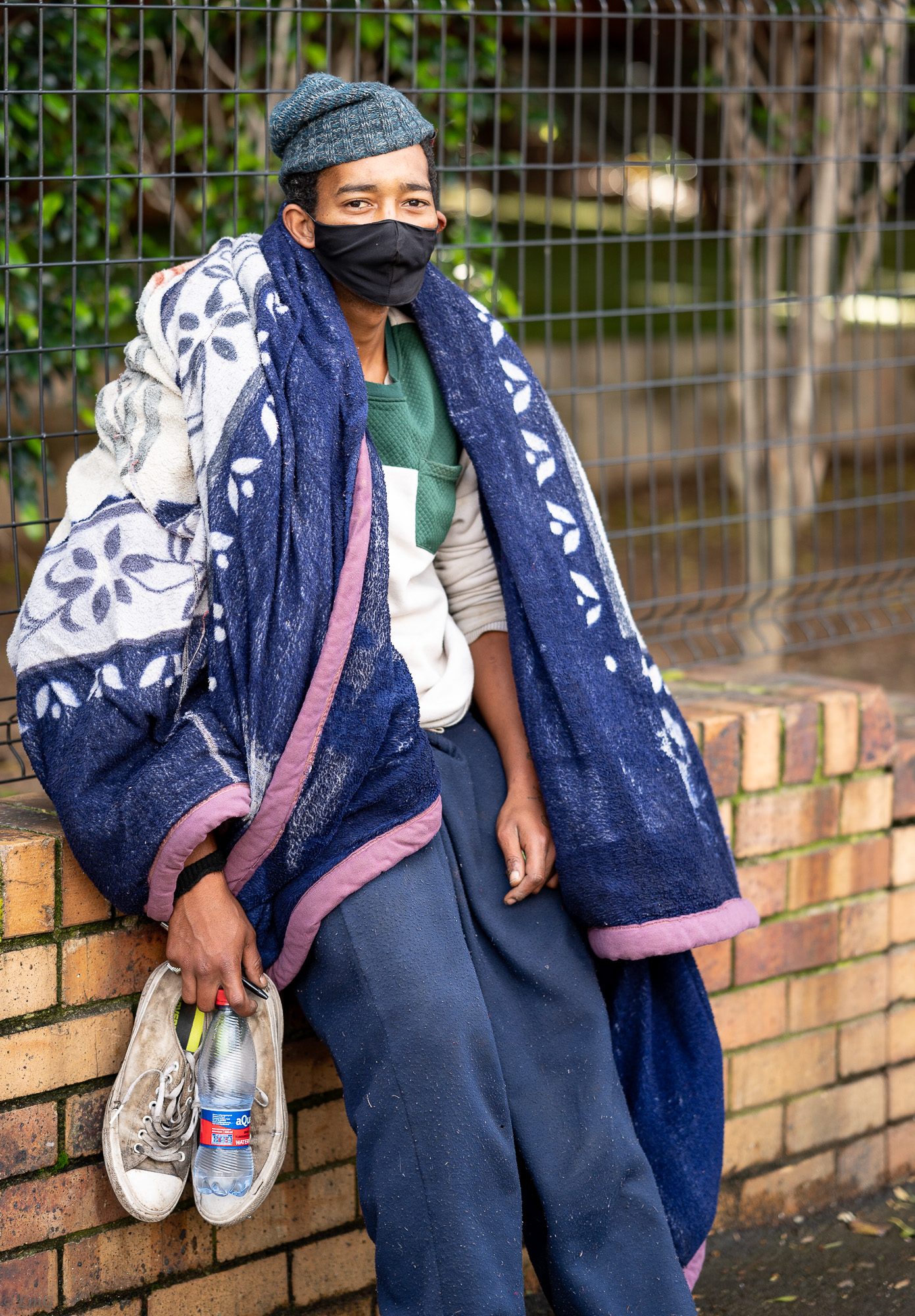 Face of poverty, cold and hunger