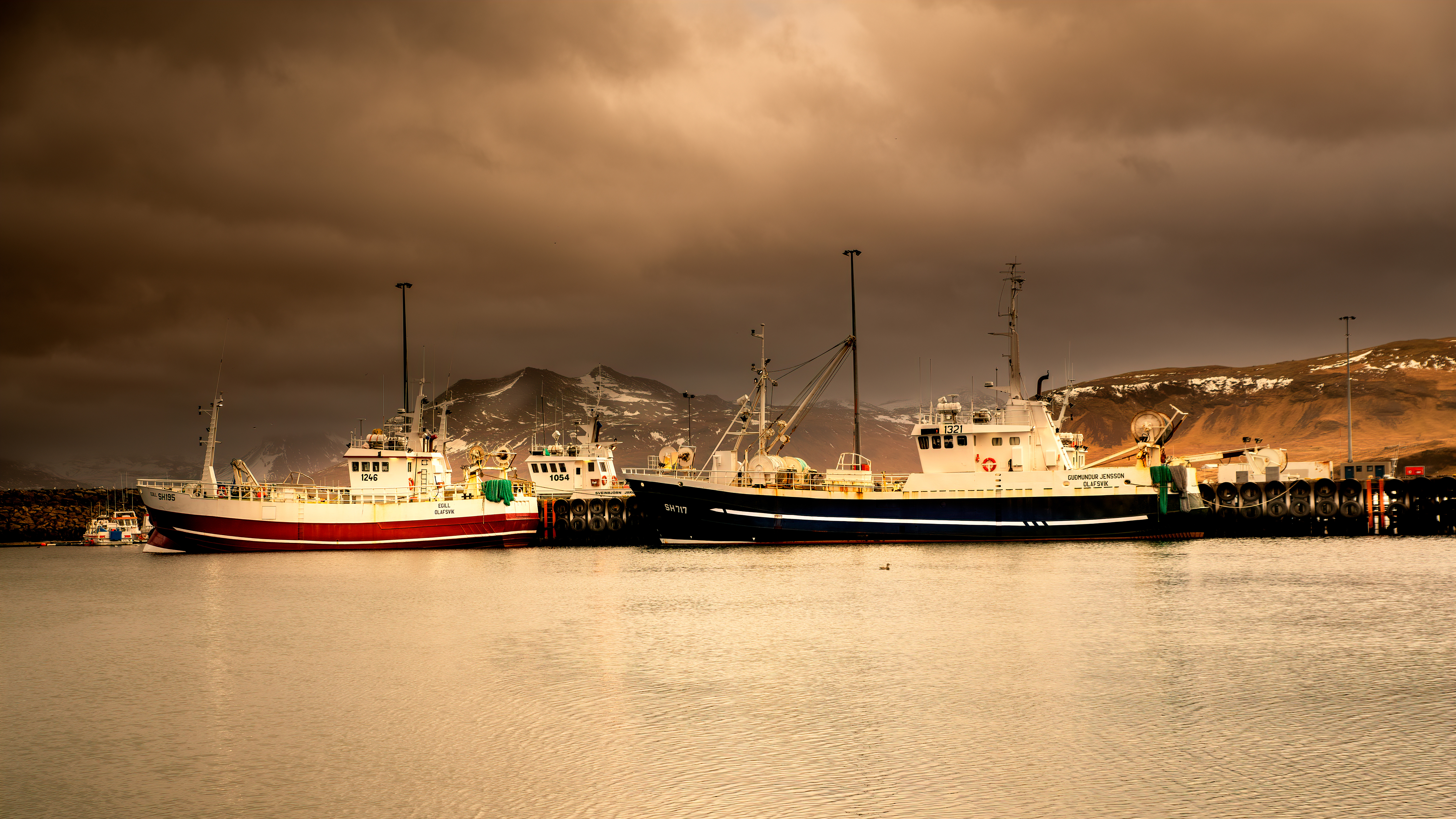 Near the dock